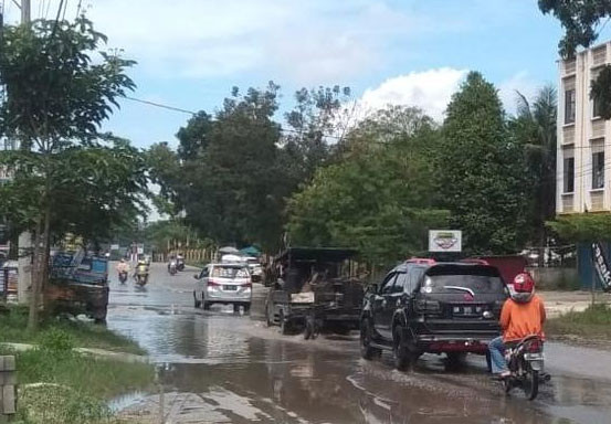 Jalan Hangtuah Ujung di Pekanbaru Sering Banjir, Ini Penyebabnya