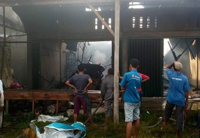 Toko Kelontong di Bengkalis Terbakar, Kerugian Capai Ratusan Juta Rupiah
