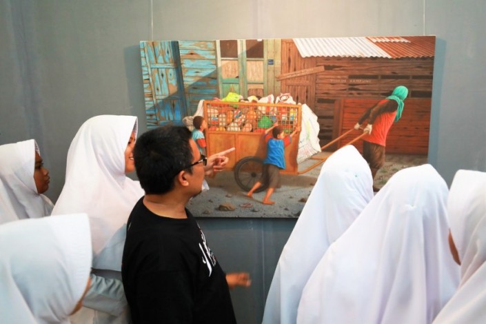 48 Karya Terbaru Dipamerkan di Pameran Seni Rupa di Anjung Seni Idrus Tintin Pekanbaru