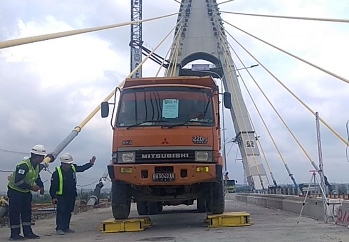 Tunggu Sertifikat Layak Operasi, Pekan Ini Jembatan Marhum Bukit Dibuka