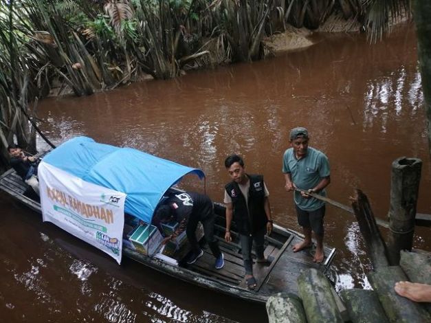 ACT Mulai Distribusikan Paket Kapal Ramadhan ke Tepian Riau