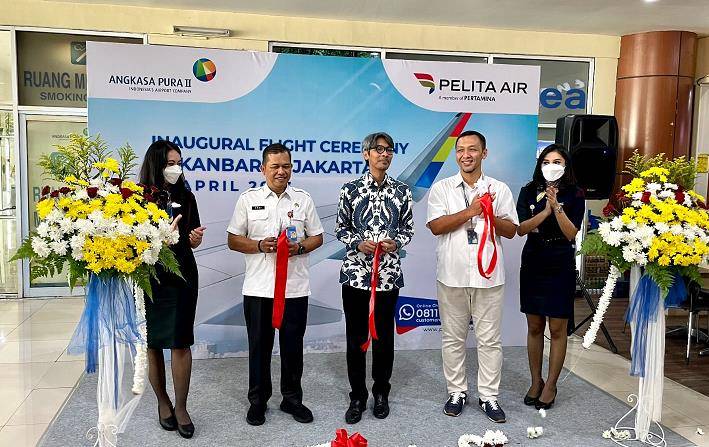 Jelang Lebaran, Pelita Air Buka Penerbangan Perdana di Bandara SSK II Pekanbaru