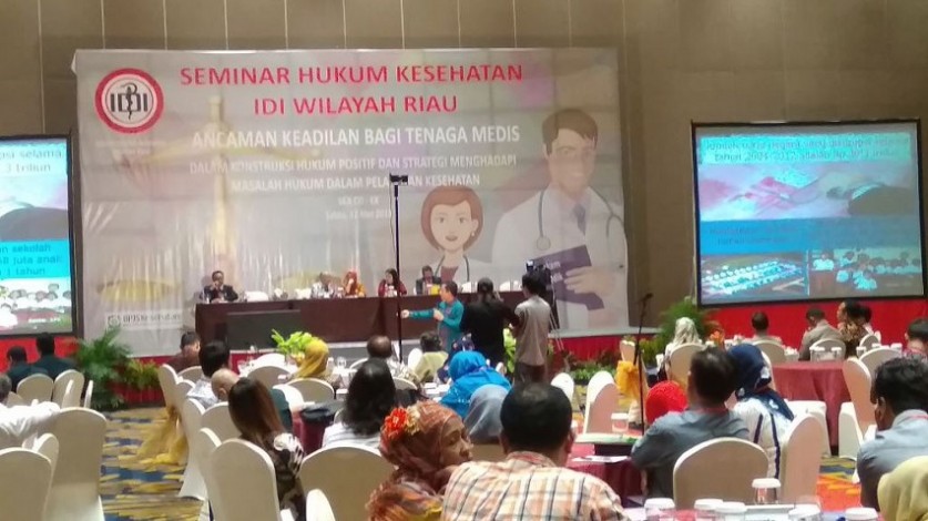 IDI Riau Gelar Seminar Ancaman Keadilan Bagi Tenaga Medis
