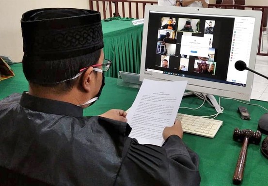 Pertama di Indonesia, KI Riau Gelar Sidang Online Sengketa Informasi Publik