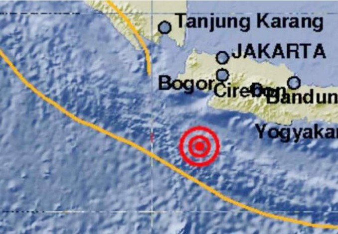 Gempa Berkekuatan 5,7 SR Guncang Sukabumi