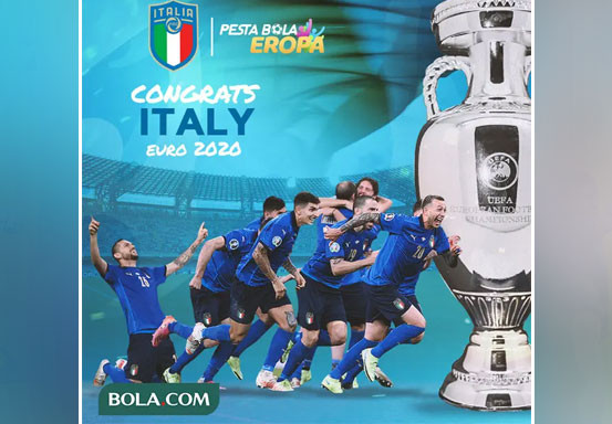 10 Fakta Menarik Saat Timnas Italia Juara Euro 2020 dan Gagalkan Rencana Inggris