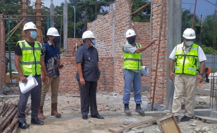 Wagubri Nilai Lamban, Progres Pembangunan Gedung Makorem 031/WB Baru 7 Persen