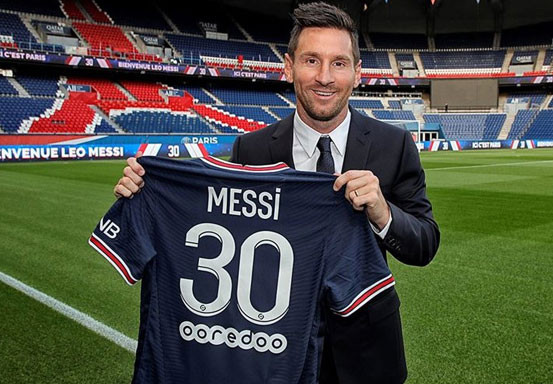 Nomor 30 Lionel Messi di PSG, Pernah Dipakai Timothy Weah, Nomornya Para Kiper