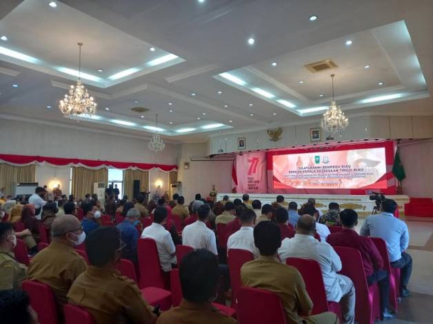 Silaturahmi dengan Kejati Riau, Gubernur Syamsuar Kumpulkan Semua Pejabat OPD
