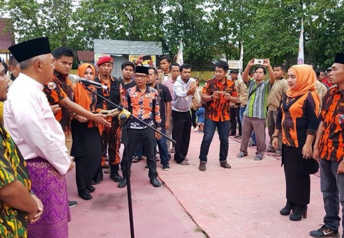 Andi Rachman Lantik Ketua Relawan Pemenangan #KitaAndi Pelalawan