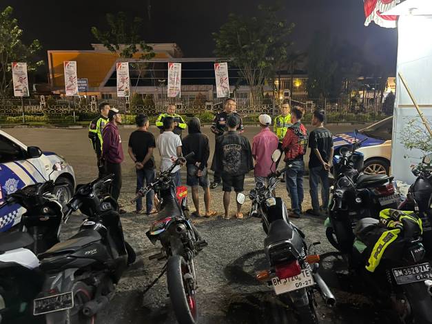 Razia Balap Liar di Pekanbaru, Polisi Amankan 36 Sepeda Motor