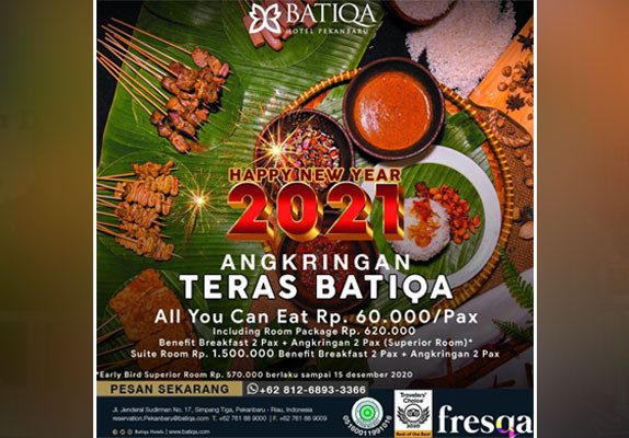 Tahun Baru Batiqa Hotel Pekanbaru Banjir Promo, yuk Cek Disini