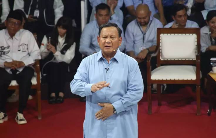 Debat Capres, Prabowo Kritik Persoalan Pupuk di Jawa Tengah