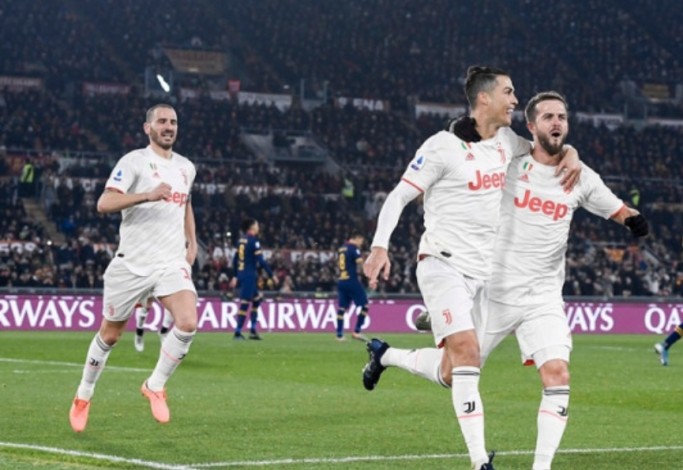 Juventus Kudeta Inter Milan dari Puncak Klasemen Usai Kalahkan AS Roma