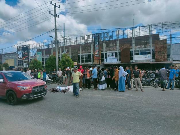 Kecelakaan di Pasar Air Tiris, Pengendara Motor Tewas di Tempat