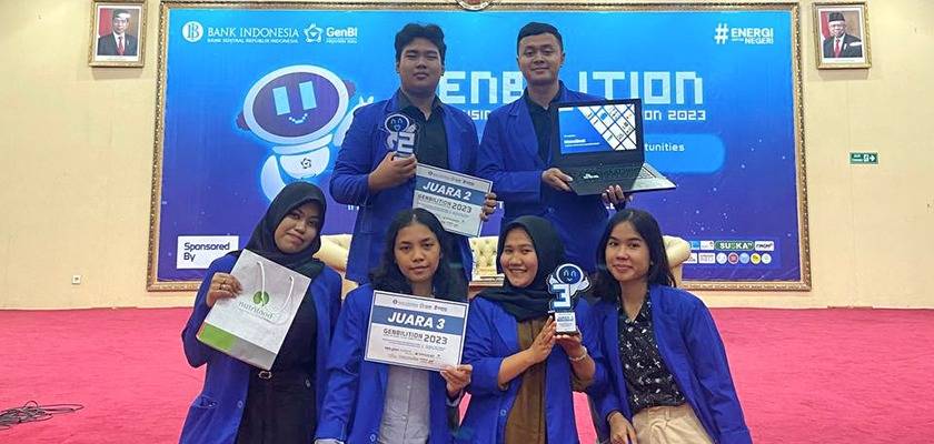 Tim PCR Raih 2 Prestasi pada Lomba Business Plan GenBI Riau 2023
