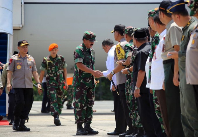 Panglima TNI dan Kapolri Tiba di Pekanbaru, Ini Agendanya Selama di Riau