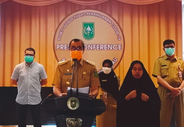 Gubernur Riau Kembali Umumkan 4 Tambahan Kasus Positif Covid-19, Total Jadi 20 Kasus