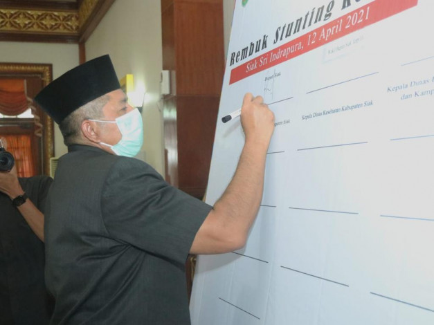 Siak Urutan Kelima Kasus Stunting di Riau