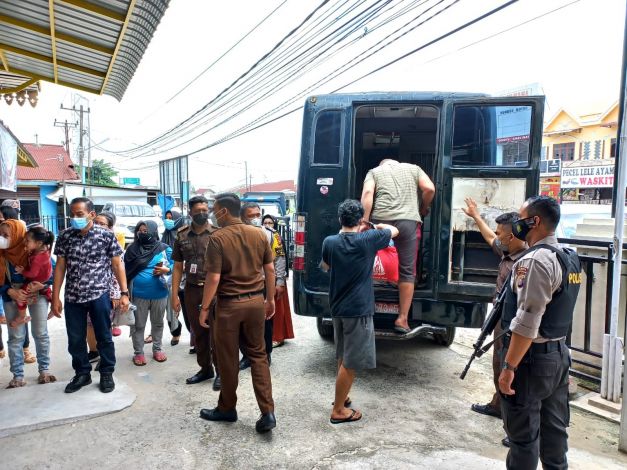 Jaksa Pindahkan 94 Tahanan ke Rutan Pekanbaru