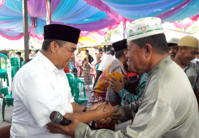 Warga Reteh Gantungkan Harapan Perbaikan Infrastruktur pada Cawagubri Edy Nasution