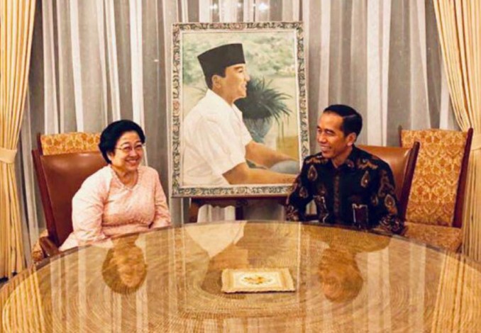 Bahas Cawapres, Megawati-Jokowi Empat Mata di Batu Tulis