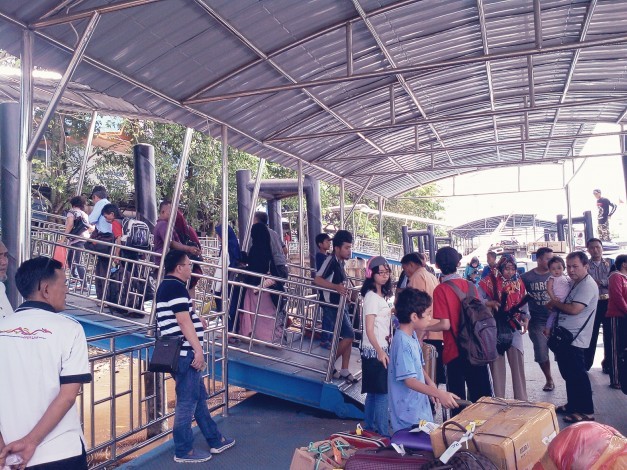 Puncak Arus Mudik, 1.165 Orang Berangkat Melalui Pelabuhan Sungai Duku