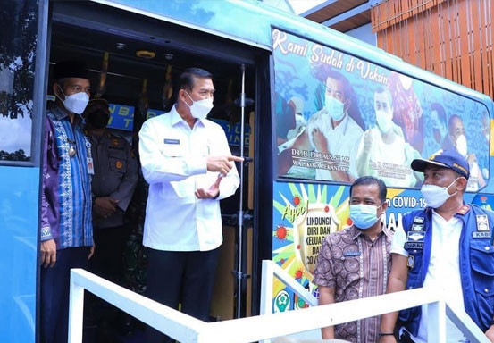Bus Keliling Pemko Pekanbaru Sudah Layani Penyuntikan 33.855 Dosis Vaksin