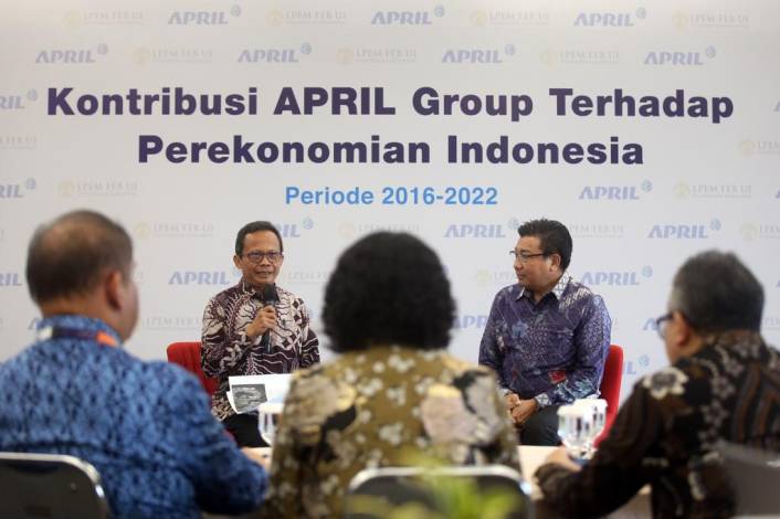 LPEM UI: APRIL Group Berkontribusi Rp484,3 Triliun untuk PDB Nasional dan PDRB Riau Rp245,6 Triliun