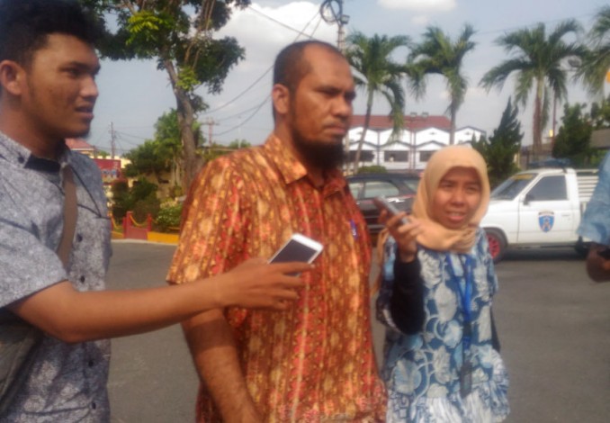 Kabid Kelautan Dishub Bengkalis Diperiksa KPK di Mako Brimob Polda Riau
