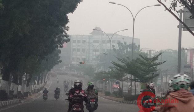 BPBD: Kabut Asap di Riau Kiriman dari Sumsel dan Jambi