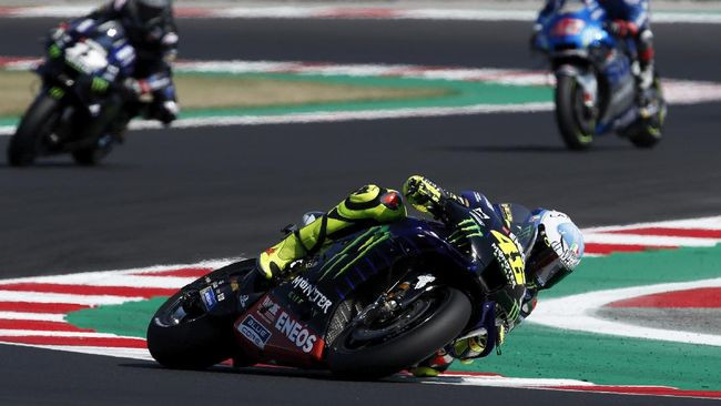 Akhir Menyakitkan Valentino Rossi di MotoGP San Marino
