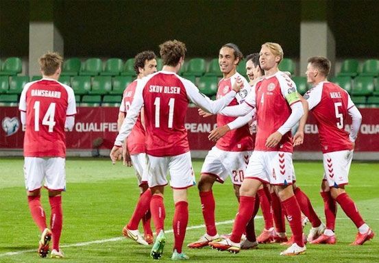 Susul Jerman, Denmark Juga Pastikan Lolos ke Piala Dunia 2022 Qatar