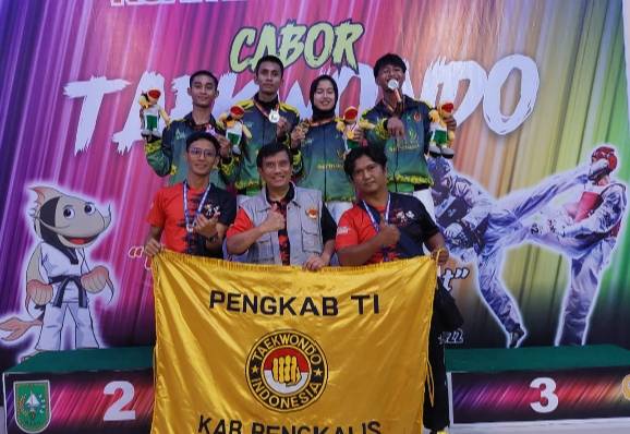 Hari Pertama Porprov X Riau, Taekwondo Sumbang 1 Emas untuk Bengkalis