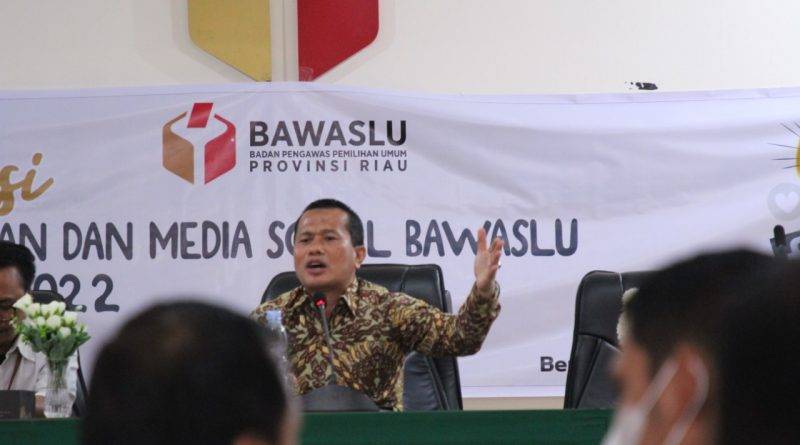 Bawaslu Riau Awasi Tahapan Pencalonan Anggota DPD RI, Amiruddin Imbau Masyarakat Cek NIK