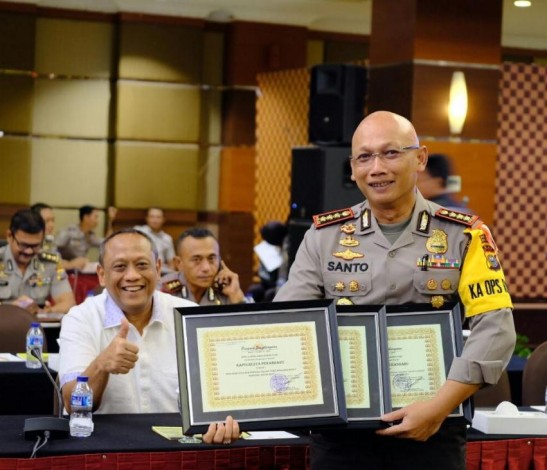 Polresta Pekanbaru terima Penghargaan dari Kapolda Riau
