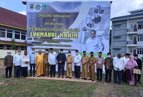 Gedung Asrama sudah Siap, Lukman Edy Lanjut Bangun Masjid Lukmanul Hakim di Kompleks STAILE
