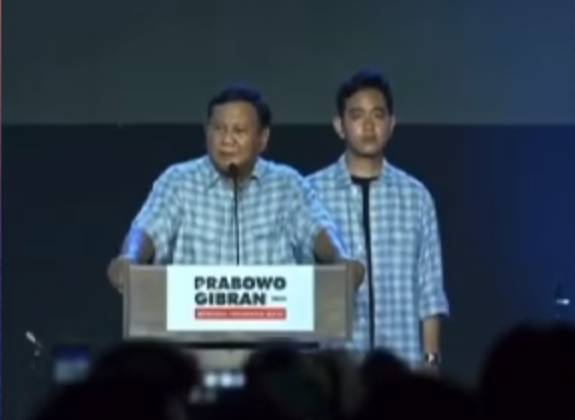 Prabowo: Hasil Hitung Cepat Semua Lembaga Survei Kita Menang Satu Putaran