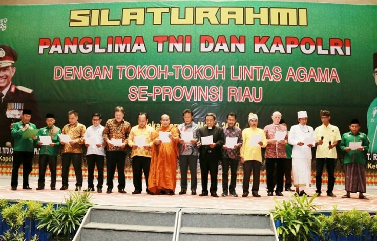 Tokoh Agama di Riau Deklarasi Larangan Rumah Ibadah Jadi Tempat Politik Praktis