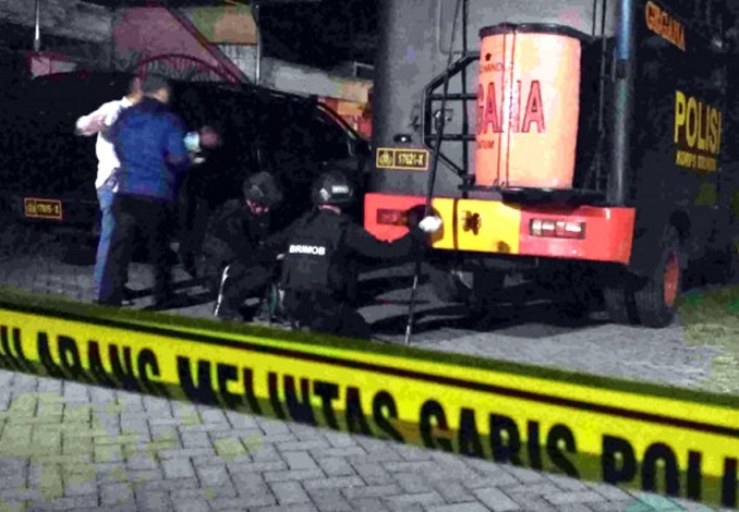 Mapolrestabes Surabaya Diguncang Bom Kendaraan