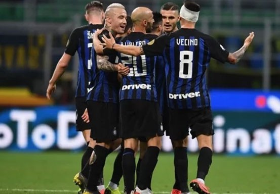 Inter Milan Kalahkan Tim Juru Kunci yang Bermain dengan 10 Orang