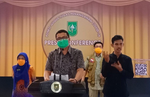 Penambahan dari Klaster Kepulangan Santri Jatim, Kasus Positif Covid-19 di Riau Tembus 94 Orang