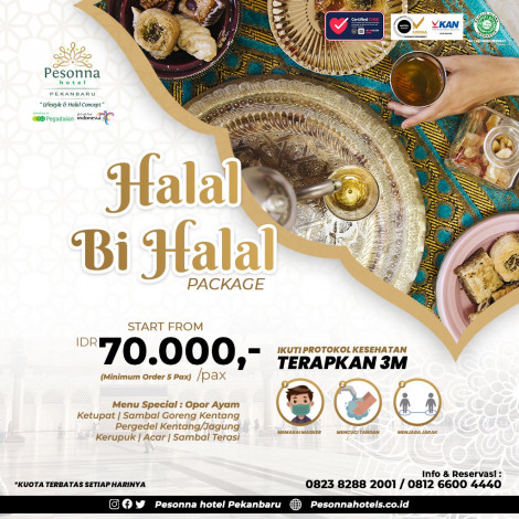 Mau Halal bi Halal? di Pesonna Hotel Pekanbaru Aja!