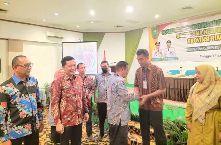 Sosialisasi ke Operator Sekolah, Pra Pendaftaran PPDB Online SMA/SMK di Riau Dimulai 22 Mei