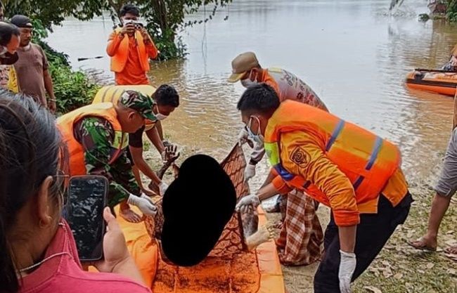 Ditemukan Mayat Mengambang di Sungai Kuantan, Diduga Korban Banjir Bandang Sumbar