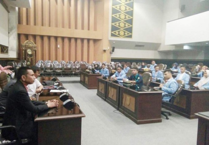DPM Fakultas Hukum UR Ajukan 4 Ranperda ke DPRD Pekanbaru