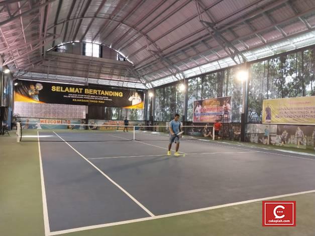 Dianggarkan Rp3 Miliar Lebih, Lapangan Tenis Kejati Riau Bisa Digunakan Masyarakat Umum