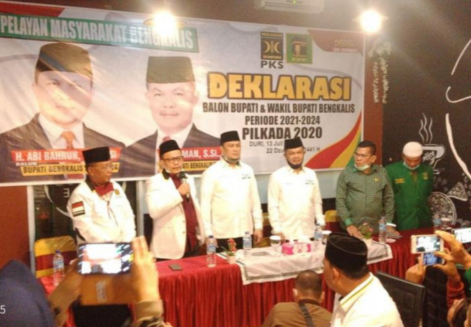 PKS-PPP Deklarasi Usung Abi Bahrun-Herman di Pilkada Bengkalis, Khairul Umam: Menangkan!