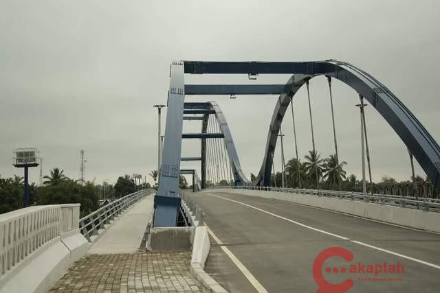 Jembatan WFC Bangkinang Belum Bisa Dilalui, Apa Penyebabnya?