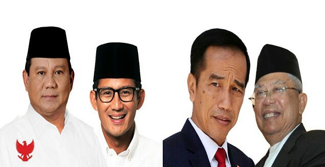 Jokowi-Maruf dan Prabowo-Sandiaga Uno Lolos Tes Kesehatan